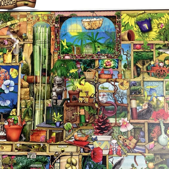 Ravensburger “The Gardener’s Cupboard” 1000 Piece Jigsaw Puzzle Flowers Plants - Picture 2 of 6